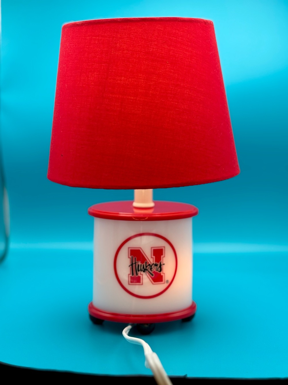 Nebraska Huskers Mini Table Lamp